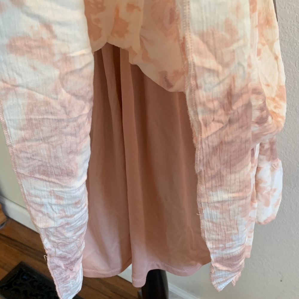 J for Justify Pink and Cream Lace Mini Dress - Picture 5 of 10